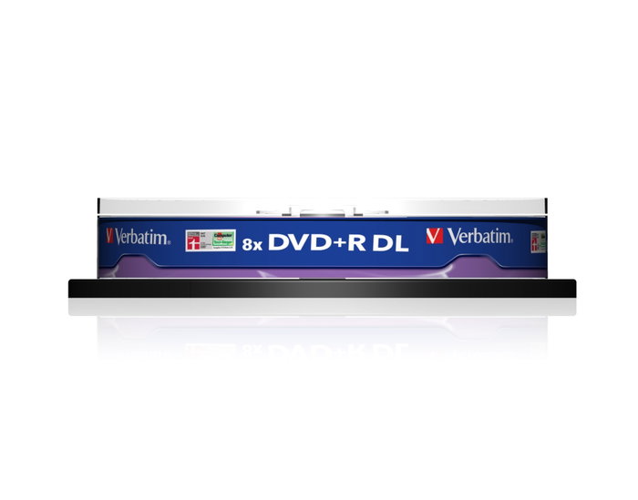 Verbatim DVD+R Doble Capa 8x 8,5GB Pack de 10 Verbatim DVD+R Doble Capa 8x 8,5GB Pack de 10
